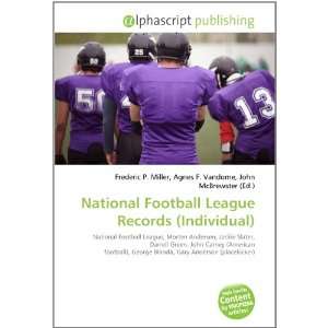  National Football League Records (Individual 
