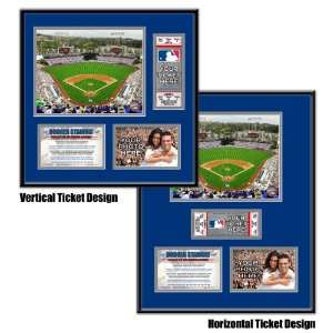  Dodger Stadium Ticket Frame   Dodgers