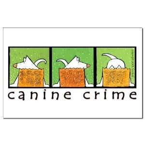  Canine Crime Funny Mini Poster Print by  Patio 