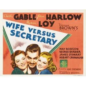    Wife vs. Secretary   Movie Poster   27 x 40