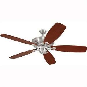   Ceiling Fan in English Pewter Finish Pecan Veneer