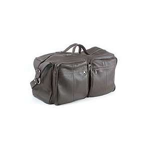 Leather travel bag, Coffee