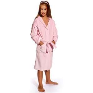 Royal Resort Collection Luxury Hooded Robe   Terry Velour Kids 