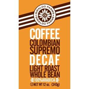 Giraldo Farms Colombian Coffee Decaf  Grocery & Gourmet 