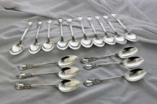 Lunt American Victorian Sterling Silver Spoons (12)  