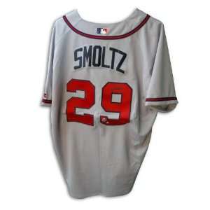 John Smoltz Atlanta Braves Autographed Authentic Grey Jersey