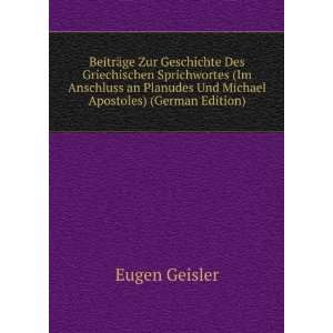   Apostoles) (German Edition) (9785875989421) Eugen Geisler Books