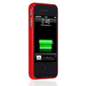 Incipio iPhone 4 offGRID Backup Battery Case   Glossy Red Apple iPhone 