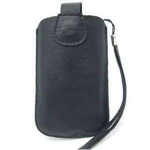   Pouch w/Strap for Huawei Ascend (Black) Cell Phones & Accessories