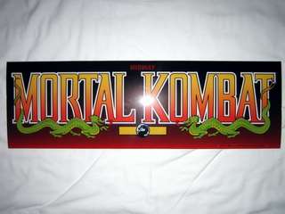 Mortal Kombat Jamma Arcade Marquee / Header  