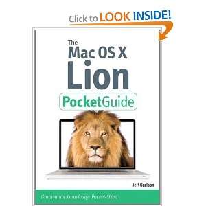  Mac OS X Lion Pocket Guide [Paperback] Jeff Carlson 
