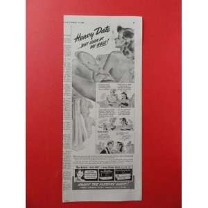  Kleenex,1940 Print Ad. (heavy date.) orinigal magazine 