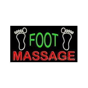 Foot Massage Neon Sign 20 x 37