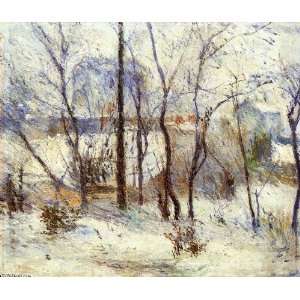     Paul Gauguin   24 x 20 inches   Snow at Vaugirard