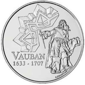  France 2007 1/4?¬ Vauban 13,00g Silver Coin Limited 