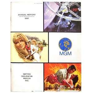    MGM Annual Report for 1967 Metro Goldwyn Mayer Inc. Books
