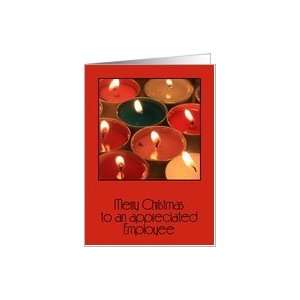  Appreciated Employee   Merry Christmas, votive candles 