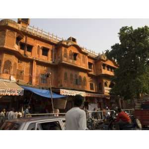  Ochre Facade of Old Building, Sireh Deori Bazaar, Old City 