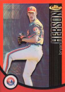BRYAN HEBSON 2001 TOPPS FINEST #136 RARE REFRACTOR ROOKIE RC #016/241 