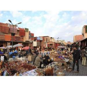  Souks in Medina, Marrakesh, Morocco, North Africa, Africa 
