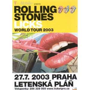   ROLLING STONES WORLD TOUR 2003, 27.7.2003 PRAHA, Letenska Plan