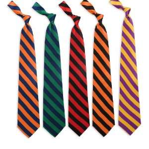  Larson Bros. Striped 100% Silk Ties