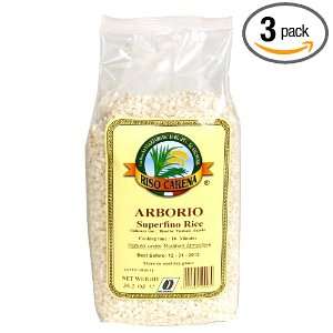 Riso Carena Arborio Artisan Select Rice, 35.2 Ounce (Pack of 3)