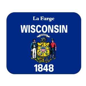  US State Flag   La Farge, Wisconsin (WI) Mouse Pad 
