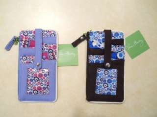 Vera Bradley Handbag Accessories Canvas Card Keeper Slim Wallet New 