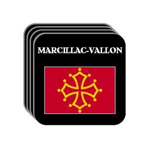  Midi Pyrenees   MARCILLAC VALLON Set of 4 Mini Mousepad 