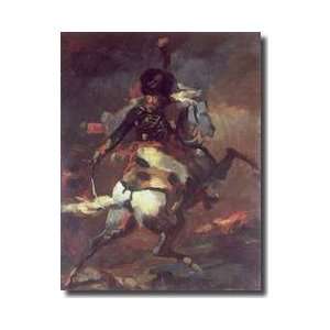  Officer Of The Chasseurs Charging On Horseback Giclee 