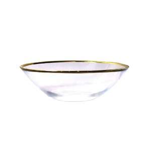  Arda Gilt 7 Inch Individual Bowl, Gold, Set of 4 Kitchen 
