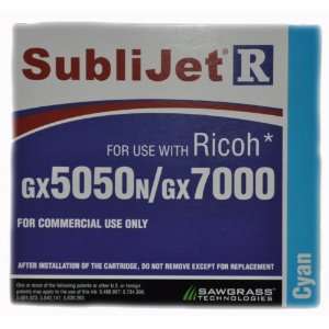  SubliJet R Ricoh GX5050N/GX7000 Cartridge   Cyan *** F r e 