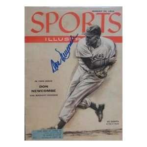  Don Newcombe autographed Sports Illustrated Magazine 