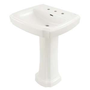 TOTO LPT972.8 01 Guinevere Lavatory and Pedestal with 8 Inch Centers 