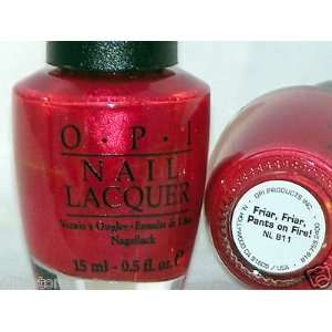  OPI B11 Friar Friar Pants On Fire Beauty