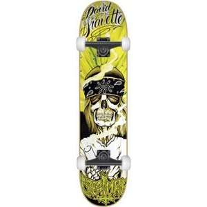  Creature Gravette Hippie Skull Complete Skateboard   8.0 w 