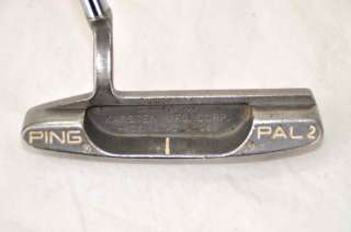   pal 2 putter length is 34 grip winn putter good condition amazingly