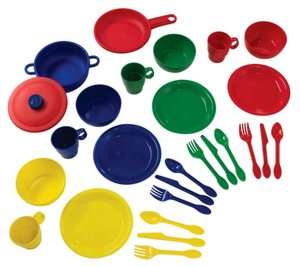   Kidkraft 27 Piece Cookware Playset   Primary by 
