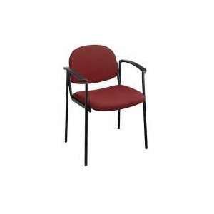  Deluxe Arm Chair, 24 3/4x24 1/2x32, Burgundy Office 