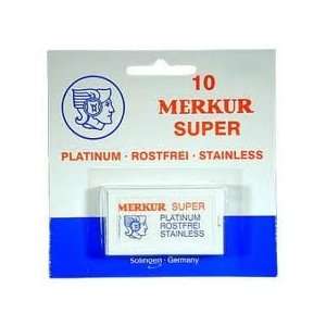  Merkur 10 Pack Safety Razor Platinum Blades Health 