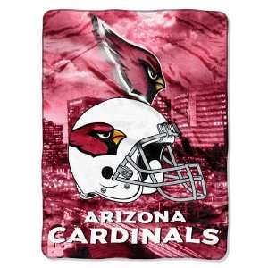 Arizona Cardinals Aggression Royal Plush Blanket