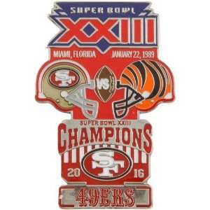   San Francisco 49ers Super Bowl XXIII Collectors Pin