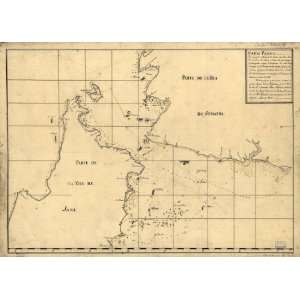  1771 map Coast of Indonesia, Sunda Strait