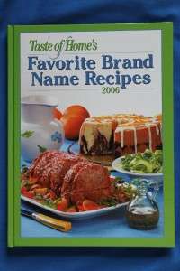 Favorite Brand Name Recipes COOKBOOK 2006 Taste of Home  