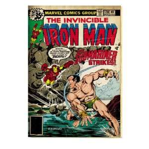  Comics Retro The Invincible Iron Man Comic Book Cover #120; The Sub 