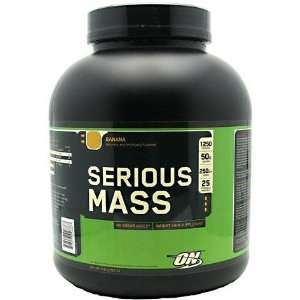  Optimum Nutrition Serious Mass, Banana, 6 lb (2727 g 