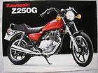 Kawasaki Z250LTD G1,Custom,Fact​ory sales brochure,1980s