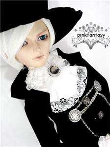 600# Black Vampire Suit/Outfit 1/4 MSD DZ BJD Dollfie  