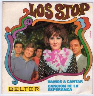 LOS STOP VAMOS A CANTAR POP RARE 1968 MINT SPAIN 45  